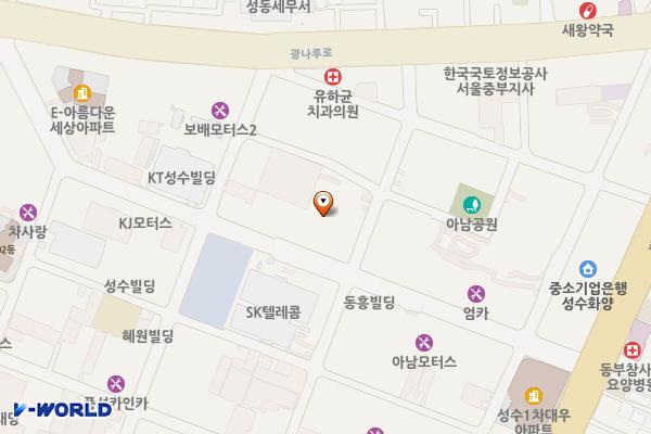 서울시 성동구 성수동우림이비즈센터지상 위치 지도 — 서울특별시 성동구 광나루로6길 35
