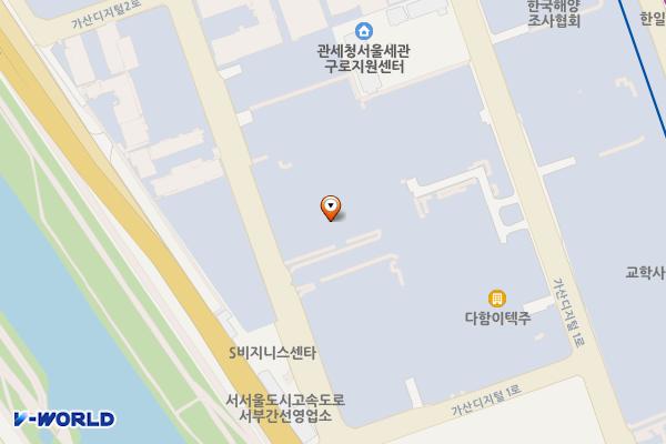 서울시 금천구 대륭테크노타운1차 위치 지도 — 서울특별시 금천구 가산디지털2로 18