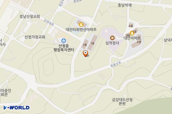 삼영그린파크 옆 위치 지도 — 경상남도 산청군 산청읍 지리 315