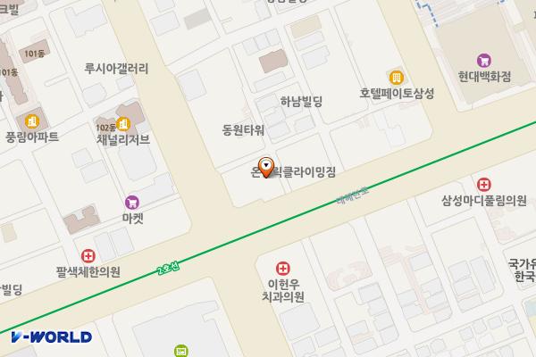 서울시 강남구 옥산빌딩 위치 지도 — 서울특별시 강남구 테헤란로 503