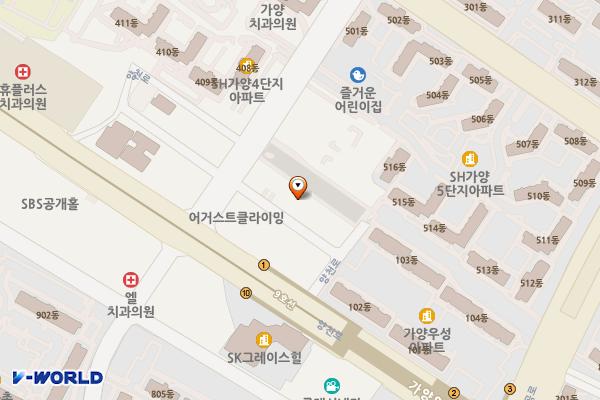 서울시 강서구 이스타빌2차오피스텔 위치 지도 — 서울특별시 강서구 양천로57길 10-11