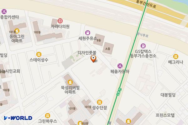 서울시 성동구 동진아이티타워 위치 지도 — 서울특별시 성동구 상원12길 30