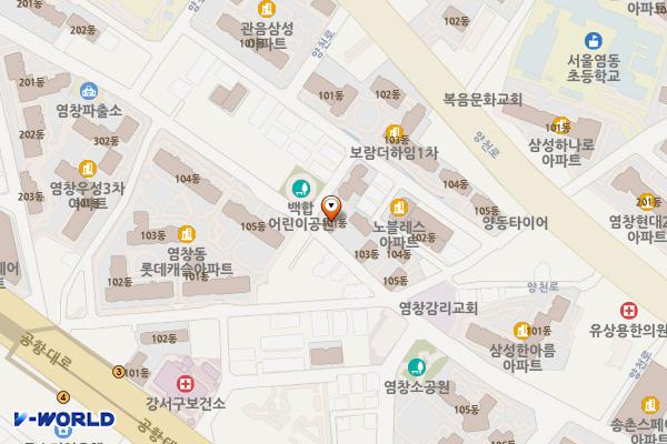 서울시 강서구 한빛어반뉴스토리 위치 지도 — 서울특별시 강서구 공항대로59다길 131