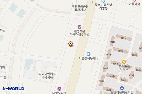 서울시 강서구 경동미르웰플러스 위치 지도 — 서울특별시 강서구 강서로 447