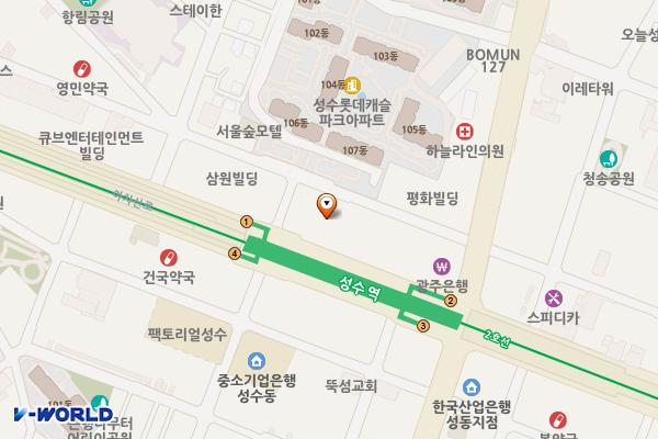 서울시 성동구 영동테크노타워 위치 지도 — 서울특별시 성동구 아차산로 103