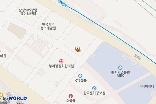 서울시 마포구 상암DMC푸르지오시티 위치 지도 — 서울특별시 마포구 월드컵북로54길 25