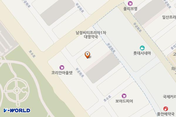 삼라마이다스빌 위치 지도 — 경기도 고양시 일산동구 무궁화로 8-19