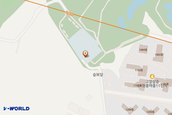 한양파인컨트리클럽 위치 지도 — 경기도 고양시 덕양구 고양대로 1591