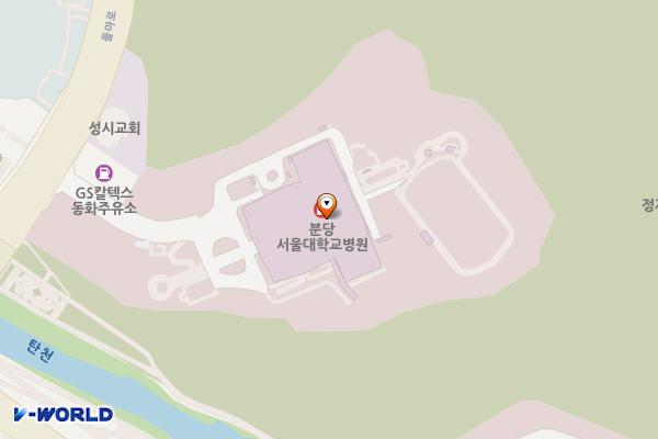 분당서울대학교병원 헬스케어혁신파크 위치 지도 — 경기도 성남시 분당구 돌마로 172