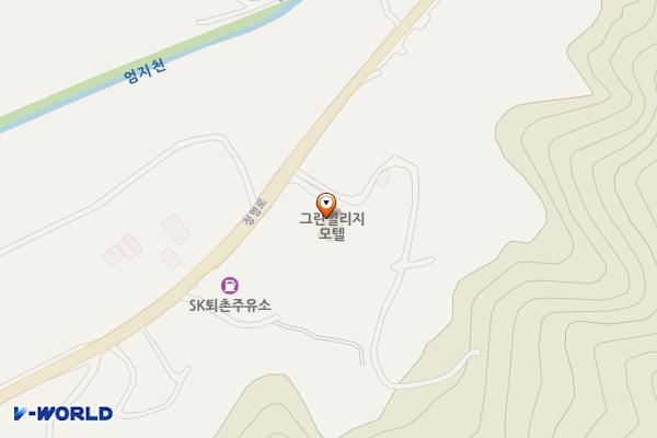 광주시 그린빌리지모텔 위치 지도 — 경기도 광주시 퇴촌면 정영로 388