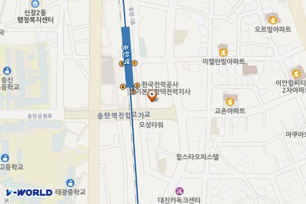 평택시 호텔코너인 위치 지도 — 경기도 평택시 탄현로 251-7