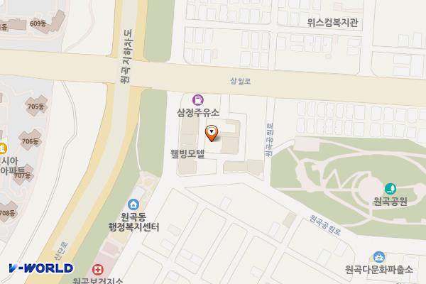 안산시 베스트모텔 위치 지도 — 경기도 안산시 단원구 원곡공원로 5