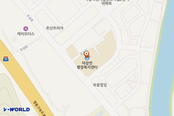 이천시 마장면행정복지센터 위치 지도 — 경기도 이천시 마장면 오천로 107