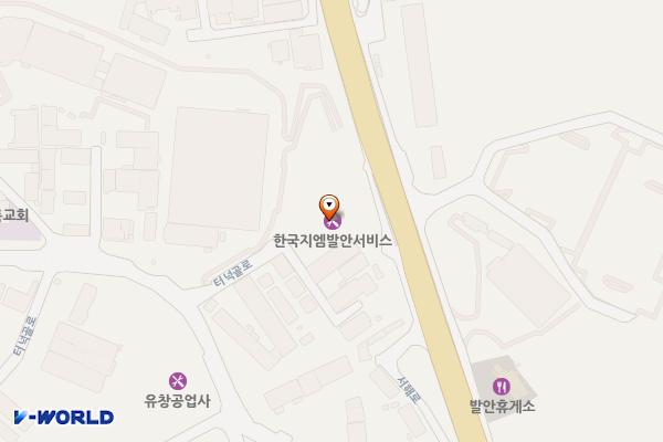 화성시 한국지엠발안서비스 위치 지도 — 경기도 화성시 팔탄면 터넉골로 213-11