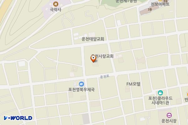 포천시 석화모텔 위치 지도 — 경기도 포천시 영북면 운천로34번길 5-1