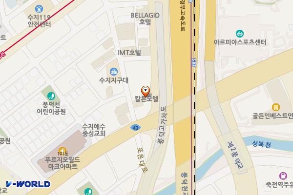 용인시 스테이25 위치 지도 — 경기도 용인시 수지구 신수로 613