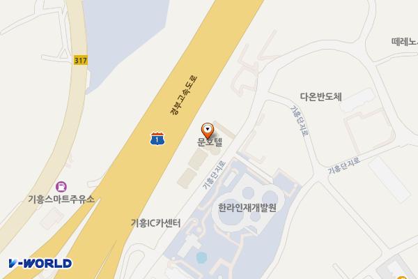 용인시 레미니스호텔 위치 지도 — 경기도 용인시 기흥구 기흥단지로 53