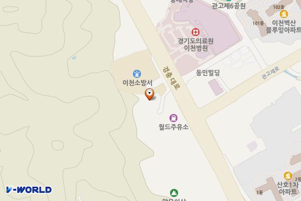 이천시 리틀베프키즈카페 위치 지도 — 경기도 이천시 경충대로 2737