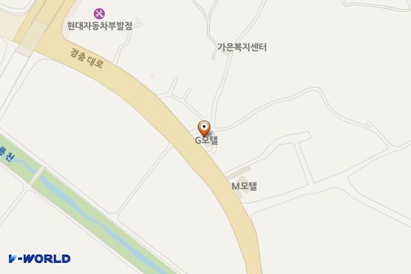 이천시 G모텔 위치 지도 — 경기도 이천시 부발읍 경충대로 1732-1