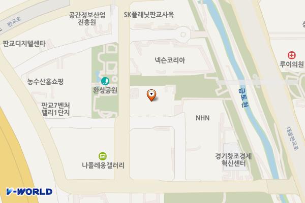 성남시 GB1빌딩 위치 지도 — 경기도 성남시 분당구 판교로256번길 19
