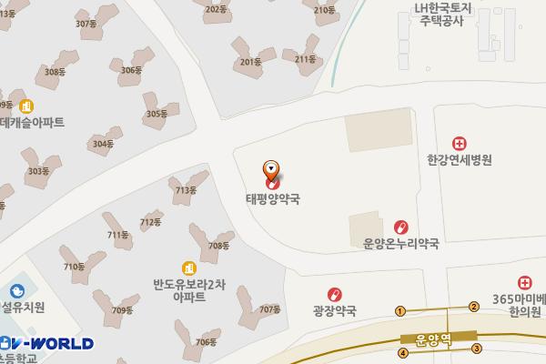 김포시 한강베네치아오피스텔 위치 지도 — 경기도 김포시 김포한강11로 288-5