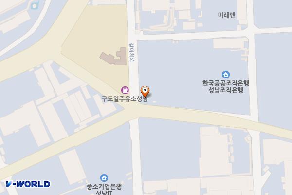 성남시 SK지식산업센터1층 위치 지도 — 경기도 성남시 중원구 갈마치로 234