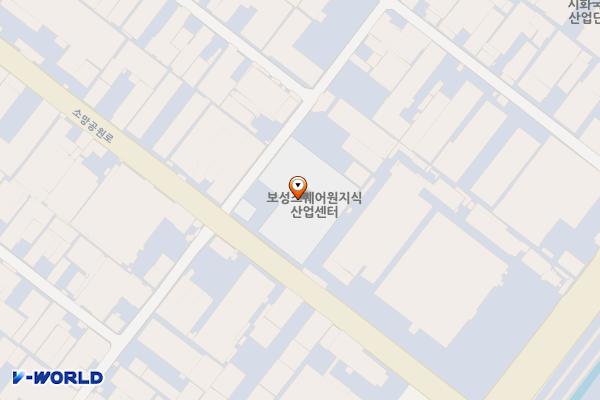 시흥시 보성스퀘어원지식산업센터 위치 지도 — 경기도 시흥시 소망공원로 323