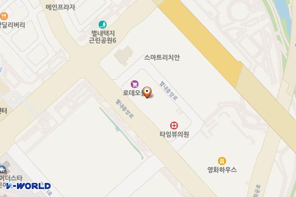 남양주시 로데오몰빌딩 위치 지도 — 경기도 남양주시 별내중앙로 30