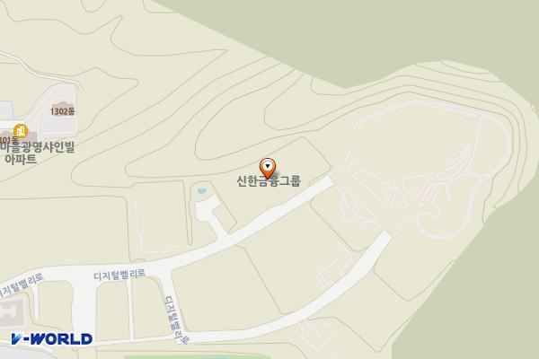 용인시 신한은행죽전데이터센터 위치 지도 — 경기도 용인시 수지구 디지털벨리로 67