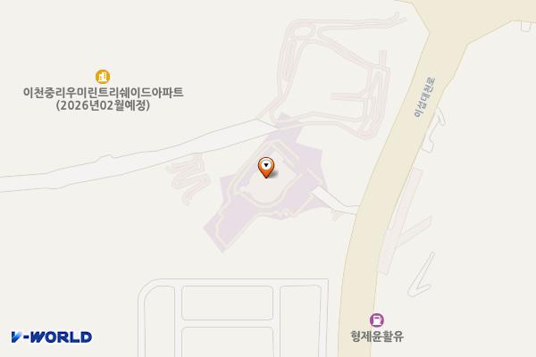 이천시 이천순복음교회 위치 지도 — 경기도 이천시 이섭대천로 1145-4