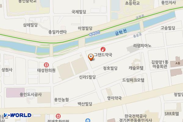 용인시 대흥빌딩 위치 지도 — 경기도 용인시 처인구 금령로71번길 16