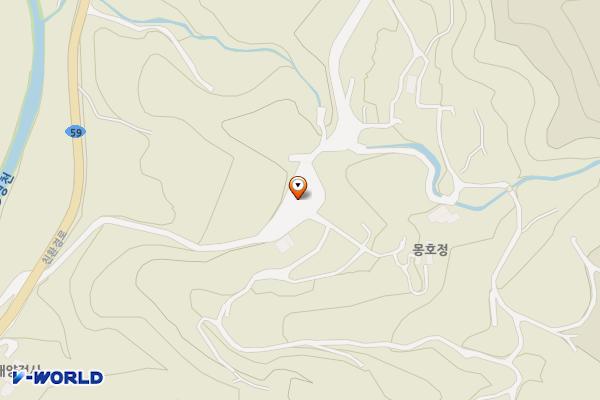 모고마을 위치 지도 — 경상남도 산청군 산청읍 모고리 652-1