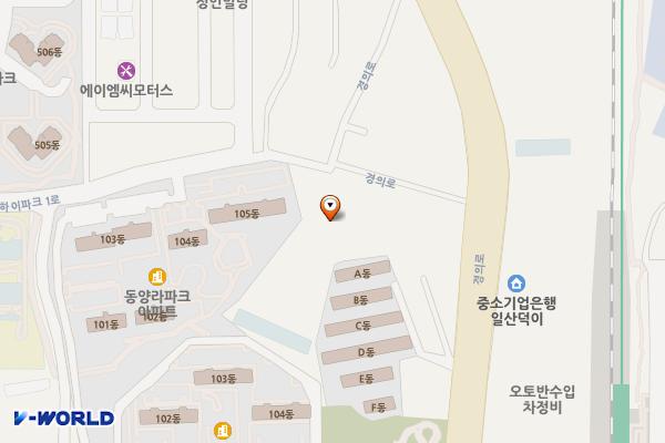고양시 드래곤골프클럽 위치 지도 — 경기도 고양시 일산서구 경의로 881-21