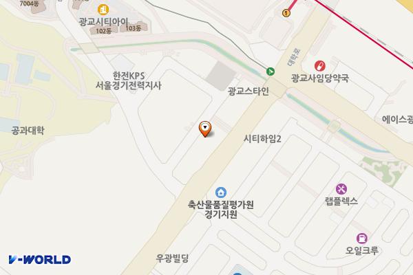 수원시 이스턴타워 위치 지도 — 경기도 수원시 영통구 대학3로4번길 12