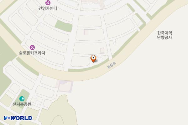 성남시 한국남동발전분당발전본부 위치 지도 — 경기도 성남시 분당구 분당로 336