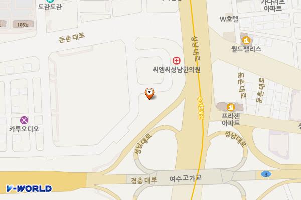 성남시 모란드림시티 위치 지도 — 경기도 성남시 중원구 둔촌대로 80번길 3-15
