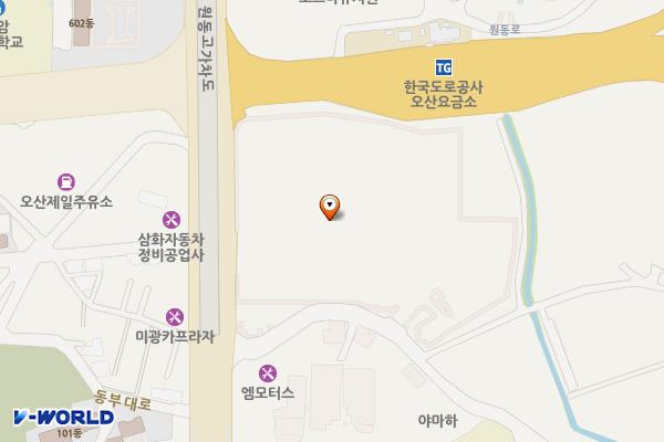 오산시 풍농오산물류센터 위치 지도 — 경기도 오산시 동부대로 446