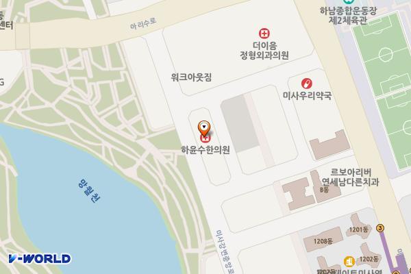 하남시 안강프라이빗뷰 위치 지도 — 경기도 하남시 미사강변중앙로 212