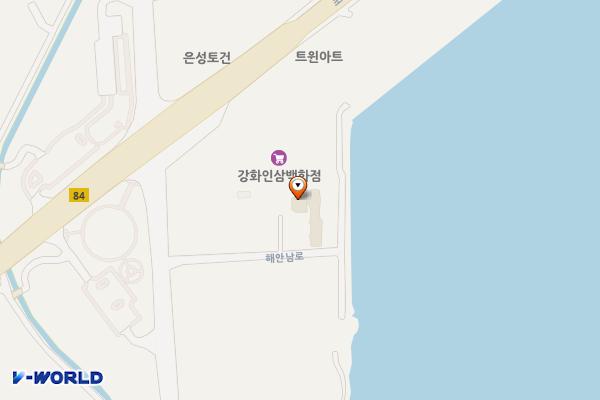 인천시 강화군 엔모텔 위치 지도 — 인천광역시 강화군 길상면 해안남로 13-21