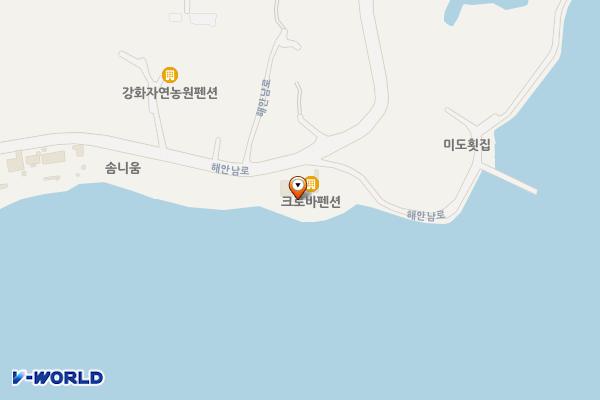 인천시 강화군 진복호식당 위치 지도 — 인천광역시 강화군 길상면 해안남로 488