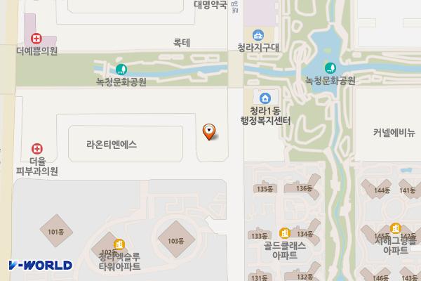 인천시 서구 청라에일린의뜰 위치 지도 — 인천광역시 서해구 청라라임로 51