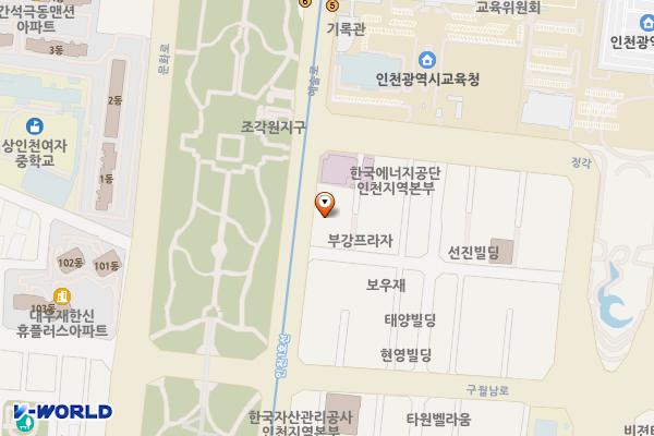 인천시 남동구 청진네오스빌 위치 지도 — 인천광역시 남동구 예술로 230