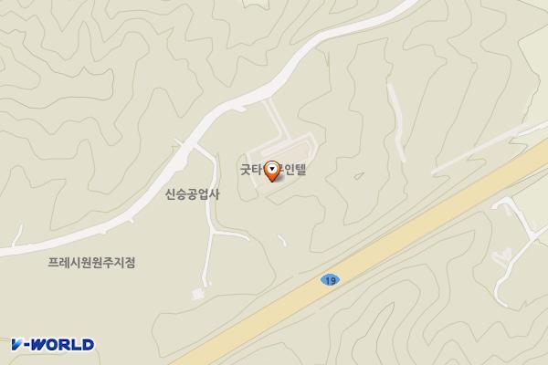 원주시 굿타임 위치 지도 — 강원특별자치도 원주시 판부면 서곡길 101-5