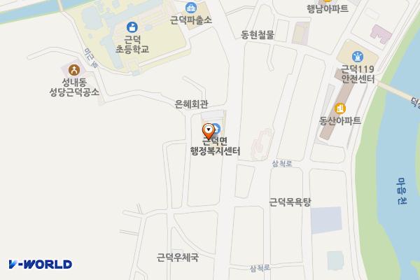 삼척시 근덕면사무소 위치 지도 — 강원특별자치도 삼척시 근덕면 삼척로 3639