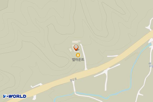 평창군 밸마운트펜션1 위치 지도 — 강원특별자치도 평창군 봉평면 경강로 729-9