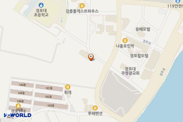 강릉시 경포빅토리아파크 위치 지도 — 강원특별자치도 강릉시 경포로475번길 21