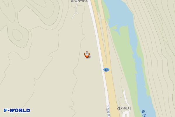 인제군 백담여행펜션 위치 지도 — 강원특별자치도 인제군 북면 고원통로 107