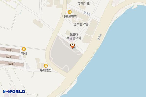 강릉시 경포번영회주차장 위치 지도 — 강원특별자치도 강릉시 경포로475번길 5