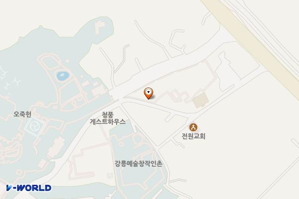 강릉시 오죽헌시립박물관주차장 위치 지도 — 강원특별자치도 강릉시 율곡로3139번길 24
