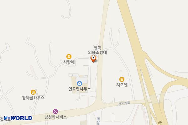 강릉시 연곡면주민센터주차장 위치 지도 — 강원특별자치도 강릉시 연곡면 연주로 43